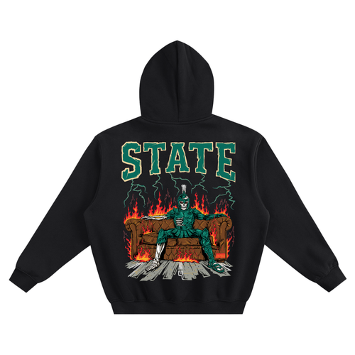 State "Burning Couch" Heavyweight Hoodie