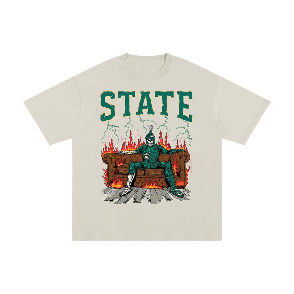 State "Burning Couch" Premium Tee